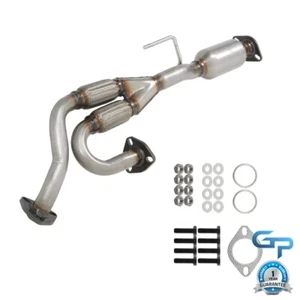For 2004 to 2009 Nissan Quest 3.5L Catalytic Converter Flex Exhaust Y-Pipe - Picture 1 of 11