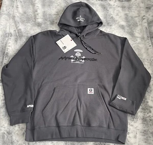 Aape by *A Bathing Ape Hooded Sweater Gray M3817XXH-NWT Size X-Large - Picture 1 of 11