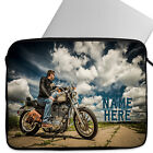 Personalised Laptop Case Motorbike Tablet Cover Scooter Sleeve Universal Bag