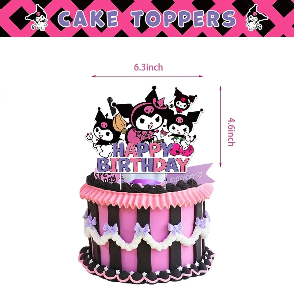 Kuromi Cake Topper Party Supplies Kids Birthday Decoration - image 1 of 1