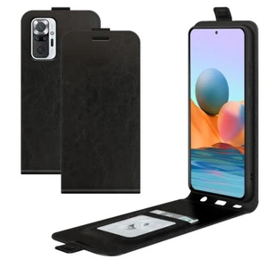 Flip Handy Tasche Schwarz für Xiaomi Redmi Note 10 Pro Hülle Case Cover Etuis - Picture 1 of 5