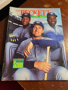 Beckett Baseball Card Monthly Aug. 1993 Issue #101 Blue Jays / J.T. Snow - Picture 1 of 2