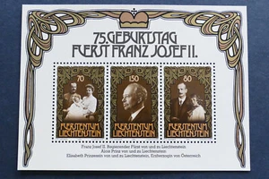 Liechtenstein MiNr. 770-772 Bloque 11 MNH** (Lie 770-72 Bl.11) - Imagen 1 de 1