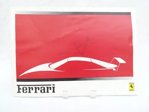 Brochure Publicitaire - Gamme Ferrari 1995 - avec Autographe Jean Alesi - France - Picture 1 of 3