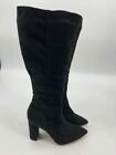 New Catherine Malandrino Womens Knee High Heel Boots Sz 7 Black Dunno N198