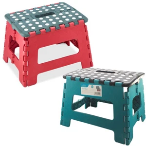 Heavy Duty Plastic Step Stool Foldable Multi Purpose Home Kitchen Use Folding UK - Picture 1 of 6