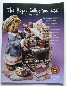 Boyds Bear "The Boyds Collection Ltd." SPRING 2001 Catalogue Magazine BEARSTONES - Picture 1 of 19