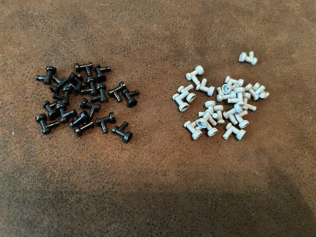 Lego Tap 1 x 1 Nozzle x20 - you choose color light blue gray/black - Image 1 of 1