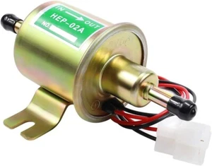 Inline Electric Fuel Pump 2.5-4psi Fuel Pump 12V Universal Low Pressure Transfer - Picture 1 of 8