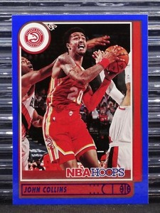 John Collins 2021-22 NBA Hoops BLUE #178 Atlanta Hawks Parallel Card