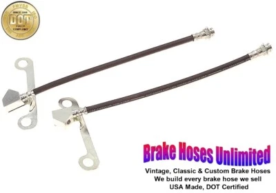 ПЕРЕДНИЕ ТОРМОЗНЫЕ ШЛАНГИ Lincoln Continental 1965 конец 1966 1967 1968 1969 - Изображение 1 из 2