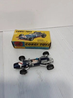 Corgi Toys Cooper Maserati F1 No. 156. Ruedas doradas.  Original en caja. 1/43 Foto 1 de 4