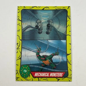 Topps TMNT 1989 Teenage Mutant Ninja Turtles #78 monstruos mecánicos - Imagen 1 de 2