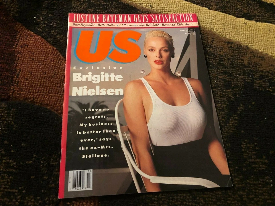 MARCH 21 1988 US WEEKLY Magazine ( UNREAD )  BRIGITTE NIELSEN - Image 1 of 1