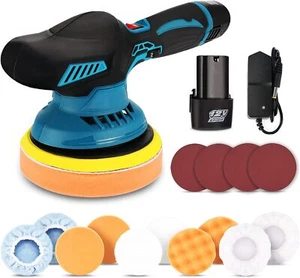 6" Cordless Car Polishing Machine Electric Polishing Wax Tool w/ 1 Battery - Picture 1 of 12