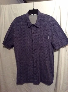 Columbia PFG Rücken belüftetes kurzärmliges Angelhemd blau Large - Bild 1 von 4