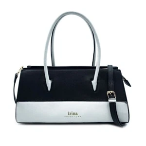 Borsa a tracolla o borsa a tracolla Trina Turk Colorblock nuova con etichette - Foto 1 di 12