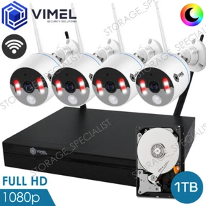 Wireless Home Security Cameras System WIFI 1TB HDD NVR System PIR Thermal Sensor - Picture 1 of 12