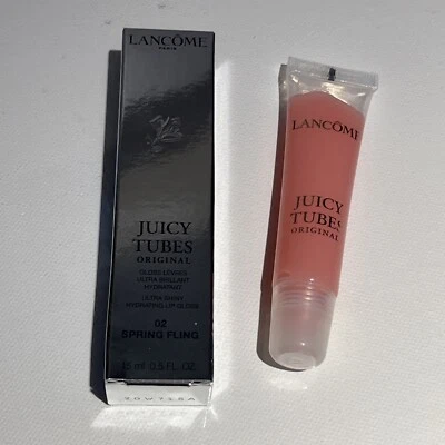 LANCOME Juicy Tubes Lip Gloss Spring Fling 0.5oz 15 ml Full Size New In Box - Image 1 of 2