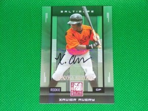 2008 Donruss Elite Extra Edition #169 Xavier Avery AU 011/199 Auto