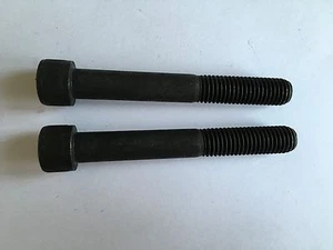 M12 x 90 mm Zylinderkappe schwarz hochfeste Schrauben 2er Pack brandneu - Bild 1 von 1