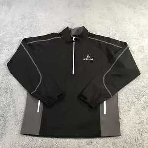 FootJoy Sport Windshirt Pullover Mens Small Black Half Zip Gray Golf - Picture 1 of 13