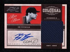 2011 Playoff Prime Cuts Colossal Materials Signatures /10 Ryan Braun #8 Auto