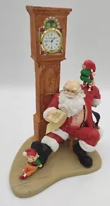 Howard Miller Santa Claus Checking in Twice Christmas Clock**Read Desc.*** - Picture 1 of 13