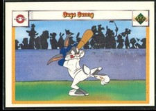 1990 Upper Deck Looney Tunes Bugs Bunny #16 Los Angeles Dodgers