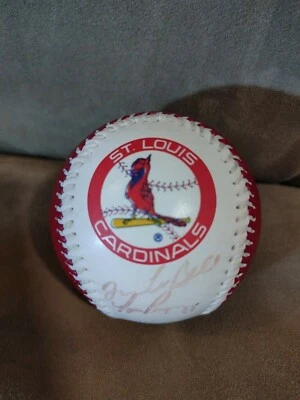 1995 Limited Edition St. Louis Cardinals Autographed (8) baseball. Ozzie Smith  - Image 1 of 4