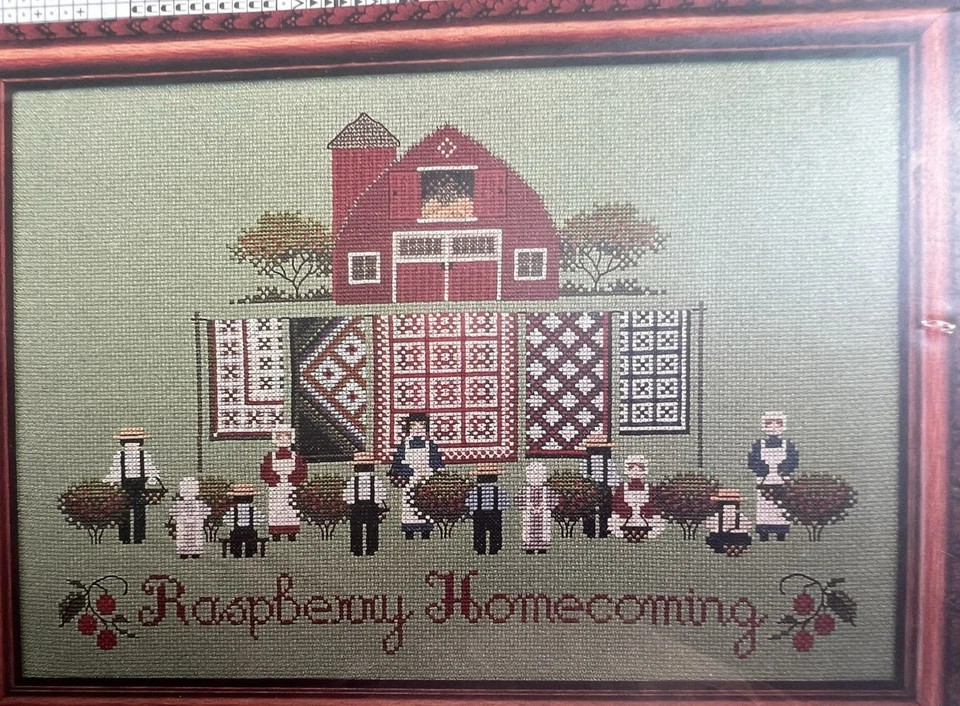 Told in a Garden Counted Cross Stitch Chart Raspberry Homecoming TG42 9x14 - Image 1 of 3