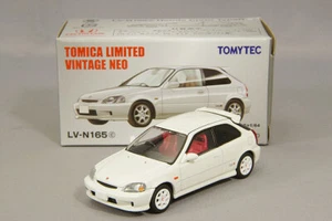Tomica Vintage Neo 1/64 LV-N165c Honda Civic Type R 1999 Bj. Modell weiß Japan - Bild 1 von 9