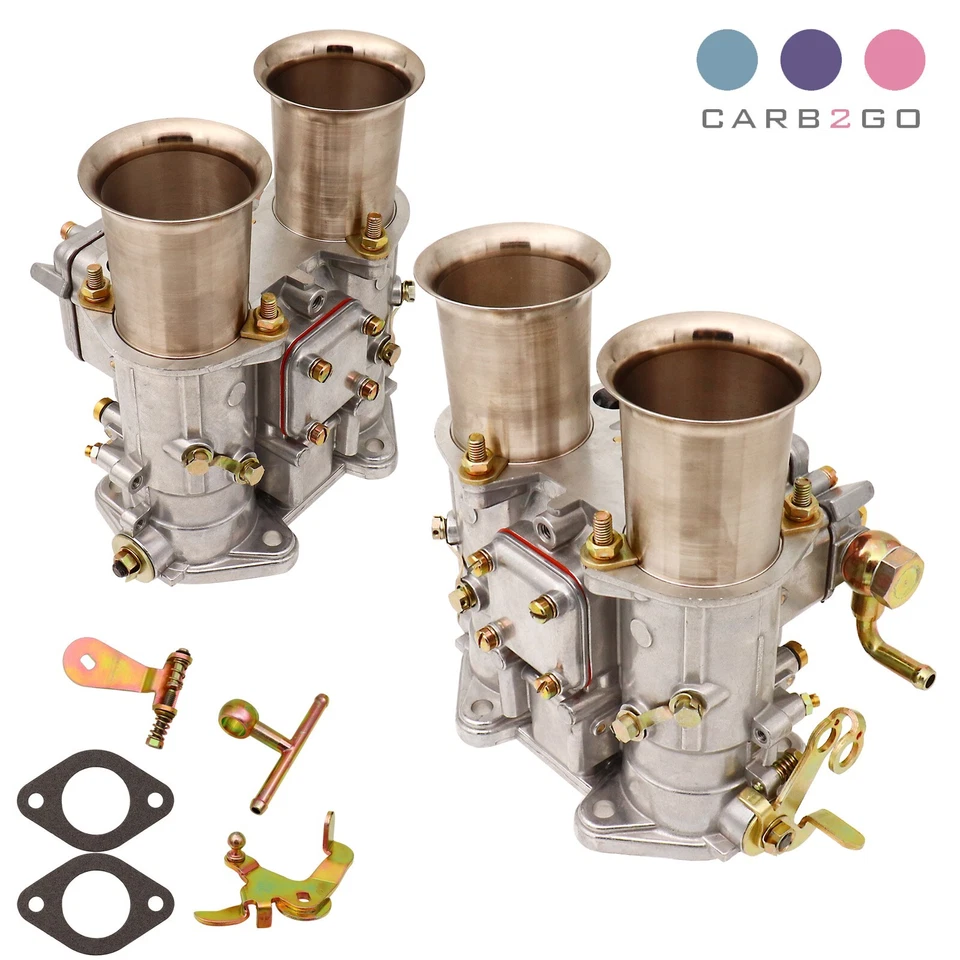 2 X 45 DCOE Carburetor for 4 cyl 6 Cyl V8 Engine 45mm Twin Choke 19600.017 Weber - Image 1 of 4