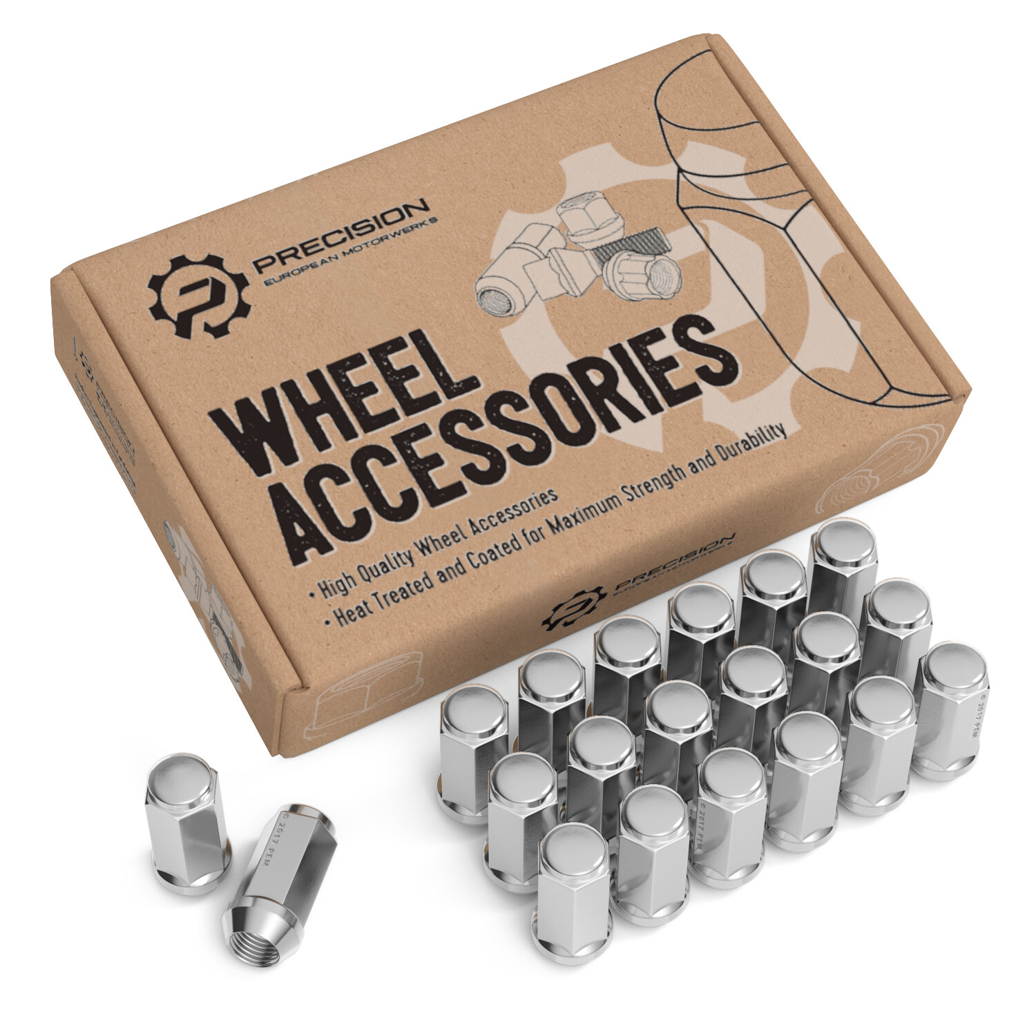 16 MAG LUG NUTS 7/1620 OLD 4 LUG CENTER LINE AUTO WESTERN AMERICAN