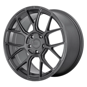Motegi CM7 Gunmetal 17x8" Rim 5x110 +38 offset, Each - Picture 1 of 4
