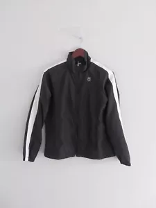 Giacca a vento K-Swiss TG M nera full zip uomo fodera rete tasche - Foto 1 di 8