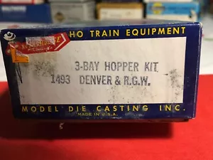 Roundhouse 3 Bay Hopper 1/87 scale HO Denver & Rio Grande - Picture 1 of 6