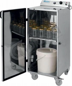 FONDIMIELE AD ARMADIO CON PORTA LATERALE A 2 LATTE IN ACCIAIO INOX - Foto 1 di 1