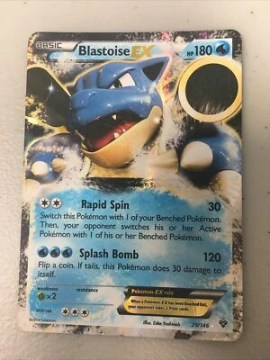 Blastoise EX ULTRA RARE 29/146 XY Base Set Pokemon CARD - HOLO - Image 1 of 4