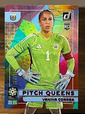 2023 Donruss FIFA Women's World Cup #1 Vanina Correa Red Pitch Queen /299 [RC] - Image 1 of 2