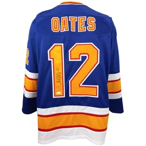 Adam Oates autographed signed jersey NHL St. Louis Blues JSA COA - Picture 1 of 3