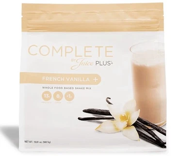 Juice Plus+ COMPLETE Shake - French Vanilla + - 15 Servings Pouch (19.8oz)! - Image 1 of 4