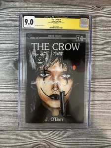 Crow 1 Cgc 9.0 1st Print JSA James O'Barr Authenticated Signature And Remark - Picture 1 of 2