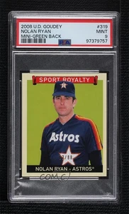 Goudey Sport Royalty 2008 mini espalda verde/88 Nolan Ryan #319 PSA 9 como nuevo patio - Imagen 1 de 3