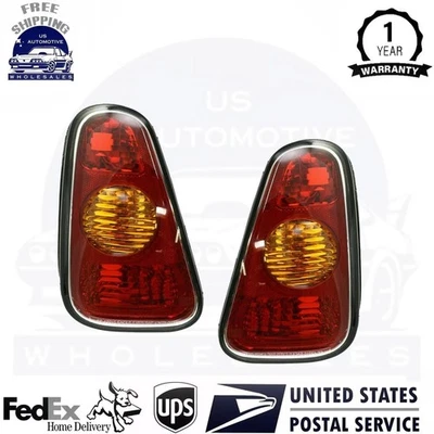 Nuevo conjunto de luces traseras con moldura cromada para Mini Cooper 2005-2007 Foto 1 de 4