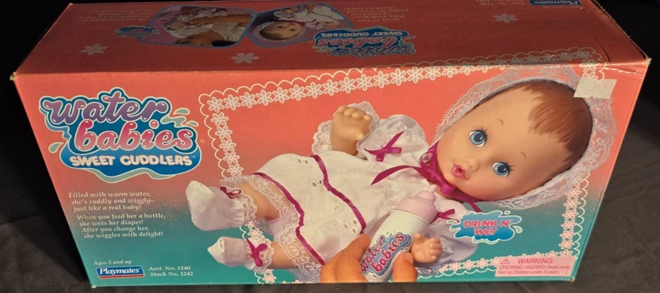 Playmates Water Babies Sweet Cuddlers Drink n wet  Baby Sealed NIB 2000 - Image 1 of 4