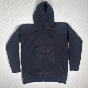 Maharishi Hoodie Mens Large Black Balaclava Reversible Pullover MHL Streetwear - Picture 1 of 8