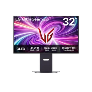 LG 32GS95UV-B 32" Flat 4K Ultra HD 240Hz 0.03ms Height Adjustable Gaming Monitor - Picture 1 of 7