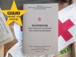 1942 Soviet medics manual, ENGLISH language, reprint from Belarus 2019. RKKA - Bild 1 von 11