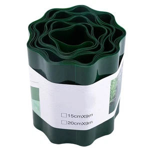 Kunststoff Gartenzaun Wellzaun Zaun Garten Gartenarbeit Rasenzaun Dekoratio5955 - Bild 1 von 7